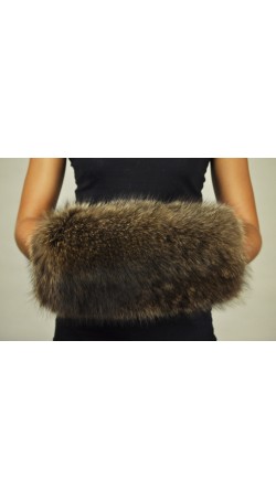Hand Muff - Raccoon fur